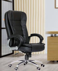 Black Executive High-Back Chair - Premium Leatherette