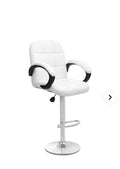 Black Low-Back Office Chair - Chrome Sled Base